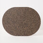 Dash Recycled Rubber And Cork Placemats | Oval, thumbnail 3 of 10