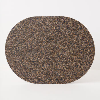 Dash Recycled Rubber And Cork Placemats | Oval, 3 of 10