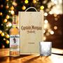 Personalised Captain Morgans Spiced Rum Gift Set With Glass, thumbnail 1 of 4