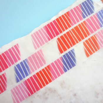 Brushy Stripes Washi Tape Juicy Stripes, 3 of 5