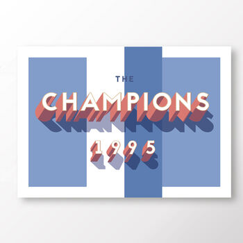 Blackburn Rovers 'Champions 1995' Poster, 2 of 7