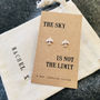 Silver Airplane Earrings. The Sky Is Not The Limit, thumbnail 2 of 3