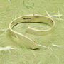 Chunky Sterling Silver Hinged Geometric Bangle, thumbnail 2 of 6