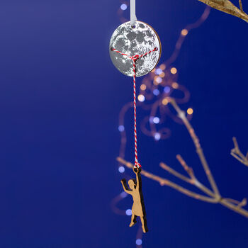Lasso The Moon Christmas Decoration, 2 of 5