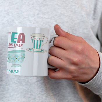 Personalised Four Tea Tea Mug 40th Birthday Gift, 4 of 6