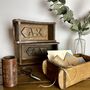 Vintage Brick Mould Wooden Storage Box, thumbnail 5 of 6