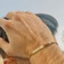 Golden Personalised Chain Bracelet, thumbnail 3 of 10