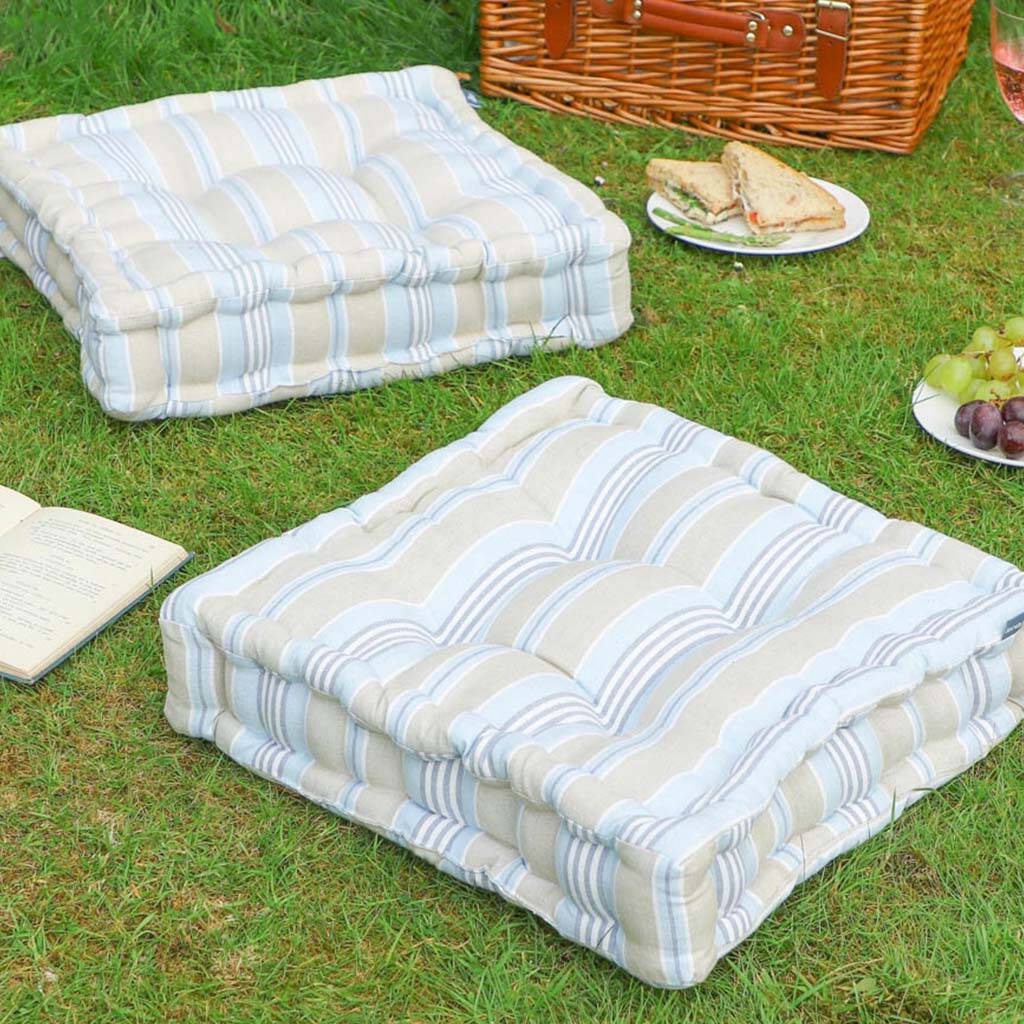 Country Style Striped Garden Chair Cushions By Dibor ...