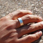 Men's Silver Personalised Eternity Ring, thumbnail 7 of 12