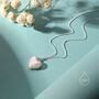 Sterling Silver Heart Baroque Pearl Pendant Necklace, thumbnail 5 of 12