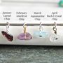 Geometric Birthstone Necklace, thumbnail 10 of 12