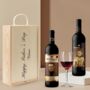 Personalised 19 Crimes Red Wine Gift Set For Occasions, thumbnail 2 of 6