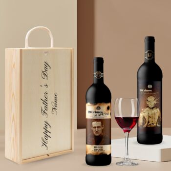 Personalised 19 Crimes Red Wine Gift Set For Occasions, 2 of 6