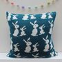Personalised Knitted Bunny Cushion, thumbnail 7 of 9