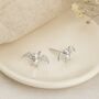 Sterling Silver Bat Stud Earrings – 12mm, thumbnail 6 of 8