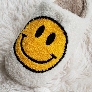 Retro Smiley Face Slippers, 8 of 10