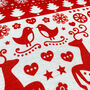Xmas Pillow Cover With Red And White Christmas Deers, thumbnail 6 of 7