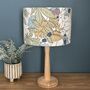 Mercia Ink Blue And Green Woodland Drum Lampshades, thumbnail 8 of 9