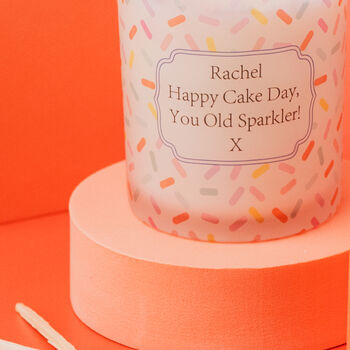 Sweet Celebration Personalised Birthday Candle, 4 of 6