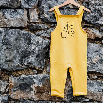 Hand Dyed 'Wild One' Children's Dungarees, 2 of 6