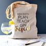 Plan Teach Repeat Tote Bag, thumbnail 1 of 1
