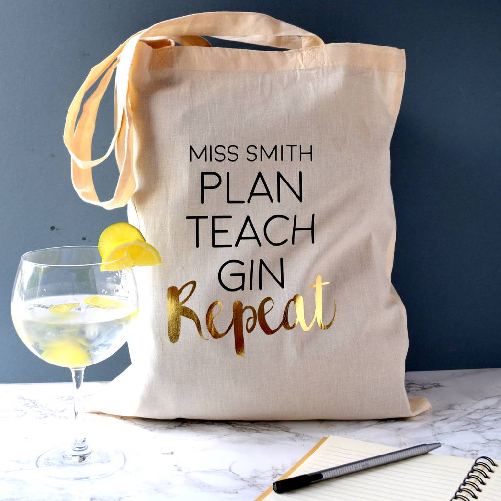 Plan Teach Repeat Tote Bag