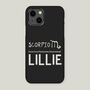 Personalised Scorpio Star Sign Snap Phone Case, thumbnail 1 of 3