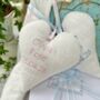 Linen Baby Name Heart, thumbnail 5 of 12