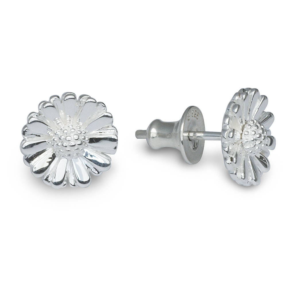 Daisy Silver Stud Earrings By Scarlett Off The Map Jewellery