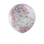 Three Pack Mulit Coloured Giant Confetti Party Balloons, thumbnail 2 of 3