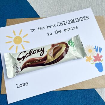 Childminder Thank You Chocolate Galaxy Card, 3 of 3