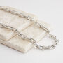 Chunky Horseshoe Link Chain Necklace, thumbnail 4 of 6