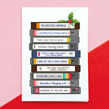 Funny Movie Puns Christmas Card, 3 of 4