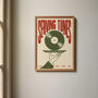 Serving Tunes Print | Music Poster | Home Decor | Vinyl | Illustration | Record | Bar | Trendy | Retro | Disco And House | Mid Century, thumbnail 7 of 11