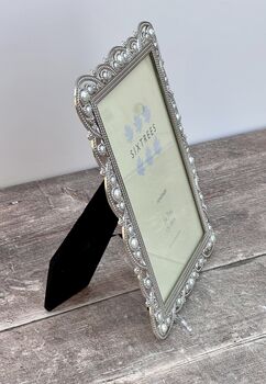 Sixtrees Ornate Pearl Louisa Photo Frame, Five X Seven, 4 of 5