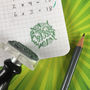 Personalised Pop Art Teacher Stamp + Ink Pad, thumbnail 2 of 3