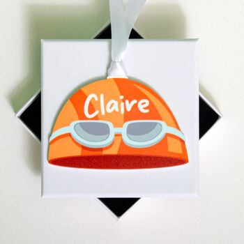 Personalised Swimming Cap Decoration, 3 of 5