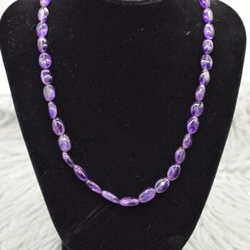 Amethyst Beaded Necklace 18 Inch, 5 of 6