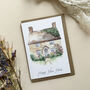Cottage Watercolour New Home Card, thumbnail 1 of 3