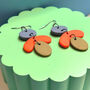 Petals Colour Block Earrings, thumbnail 4 of 5