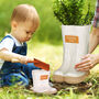 Personalised White Welly Boots Planters Gift Set, thumbnail 3 of 8