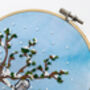 Winter Tree Embroidery Kit, thumbnail 3 of 9