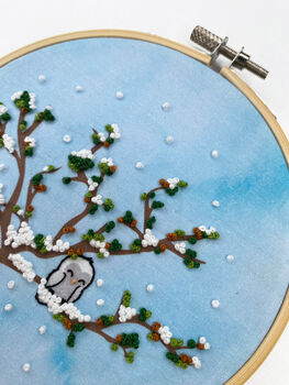 Winter Tree Embroidery Kit, 3 of 9