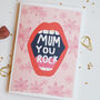Mum You Rock Mother's Day Card, thumbnail 2 of 5