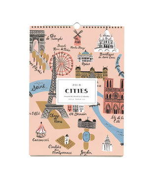 Cities Of The World 2017 Frameable Wall Calendar, 3 of 9
