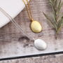 Sterling Silver Worry Stone Necklace, thumbnail 5 of 5