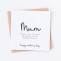 Mum Put Your Feet Up Mothers Day Card, thumbnail 2 of 2
