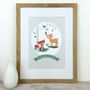 'You Are So Loved' Personalised Woodland Nursery Print, thumbnail 3 of 6