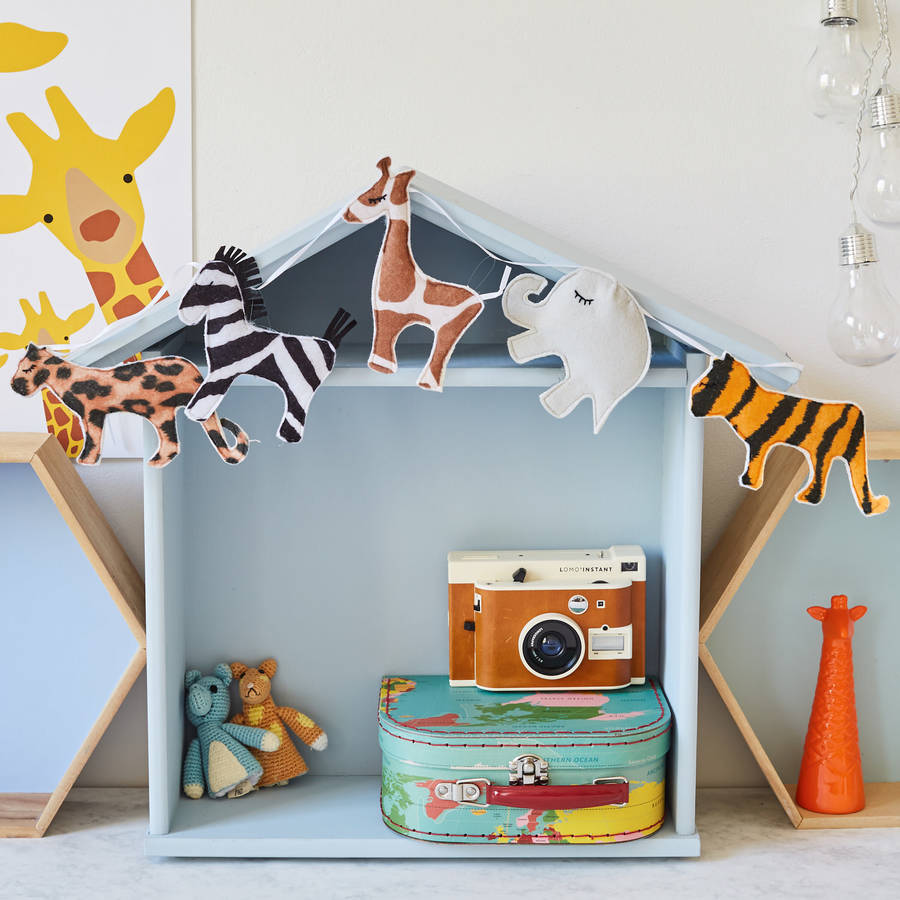 Felt Safari Garland By The Secret Craft House | notonthehighstreet.com