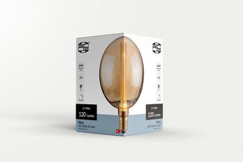 Vintlux Rainn 125mm Globe Xl Gold Dimmable LED Bulb, 4 of 5